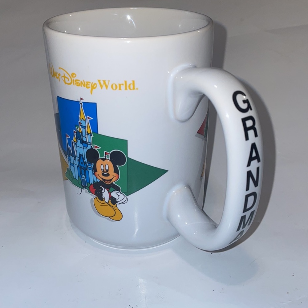 WaltDisney World Four Parks One World Ceramic Mug Monogram Grandma